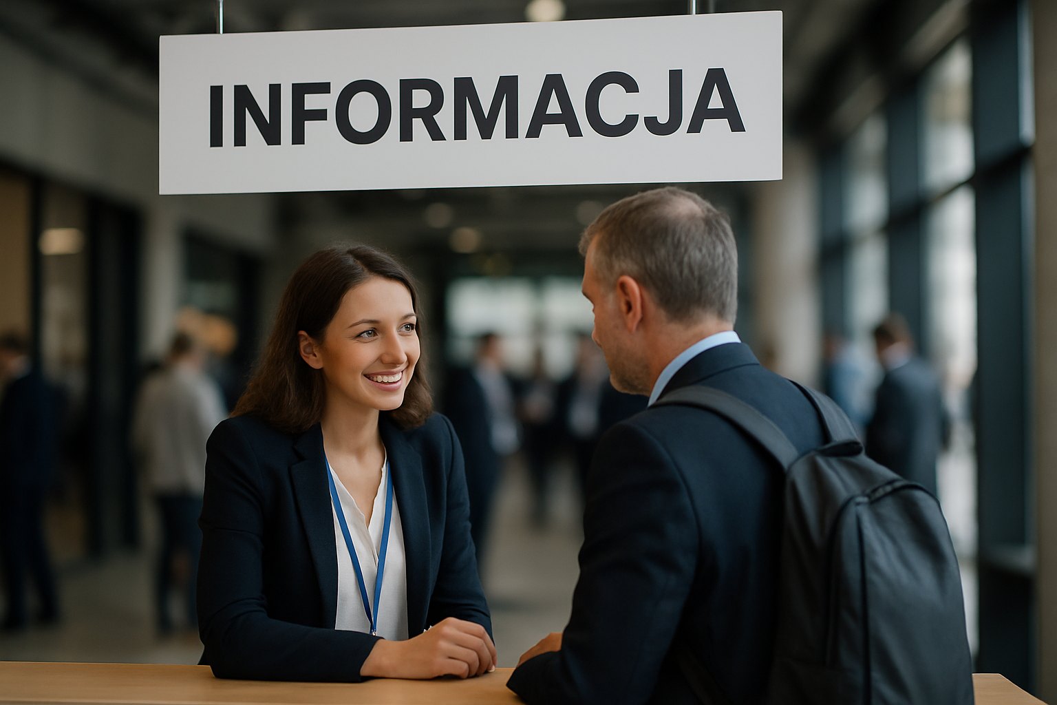 Hostessy eventowe i konferencyjne w Żarach — Punkt informacyjny wydarzenia