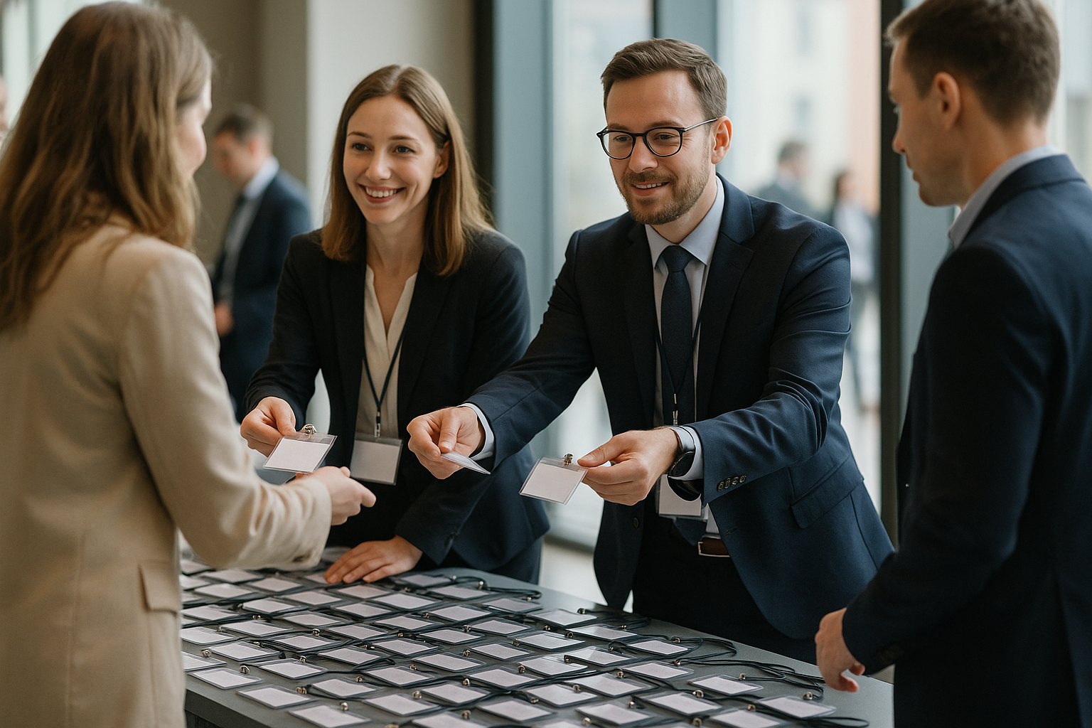 Hostessy eventowe i konferencyjne w Toruniu — Rejestracja uczestników konferencji