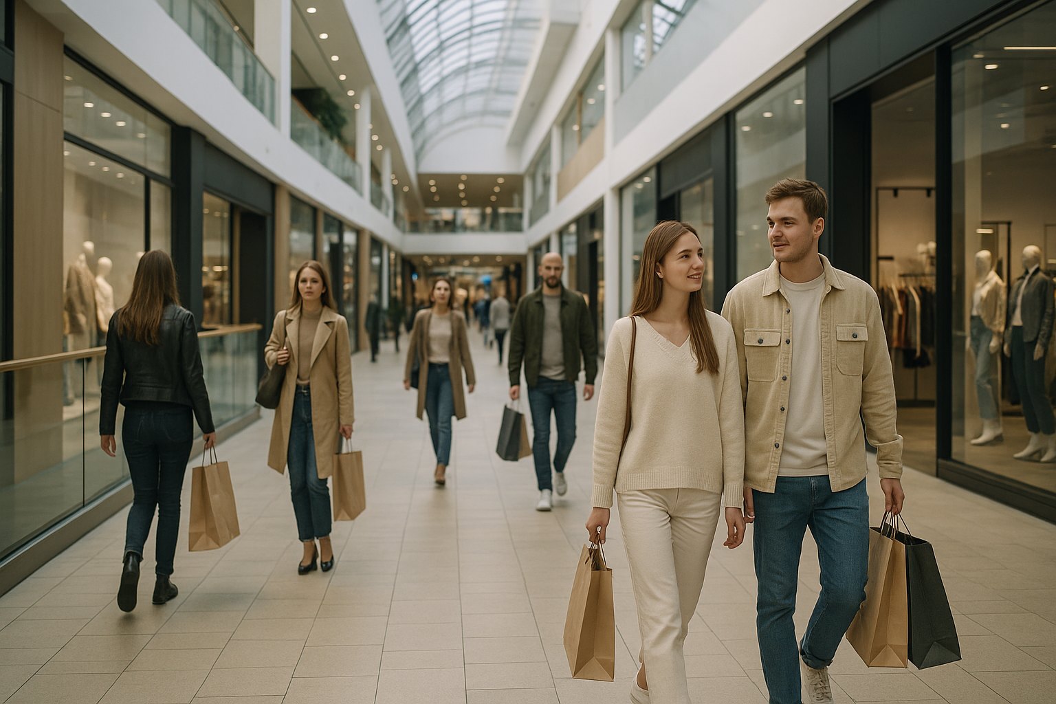 Hostessy w Chełmie — Pasaż galerii handlowej