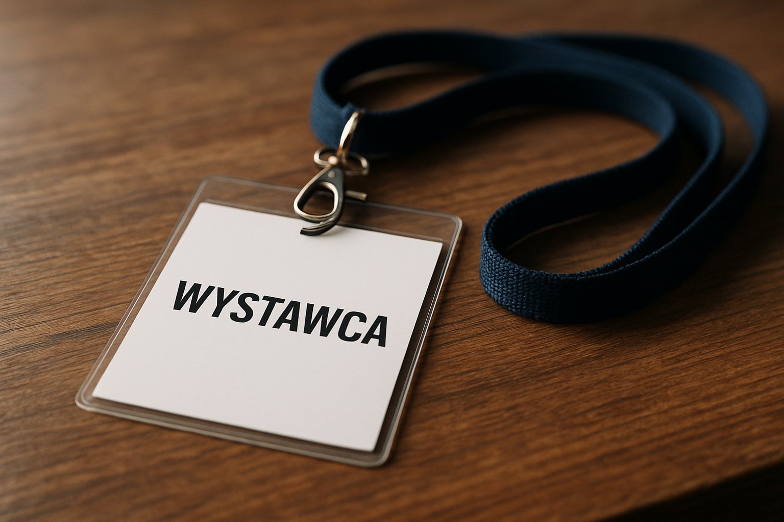 Jak przygotować stoisko przed przyjazdem obsługi — Identyfikator wystawcy
