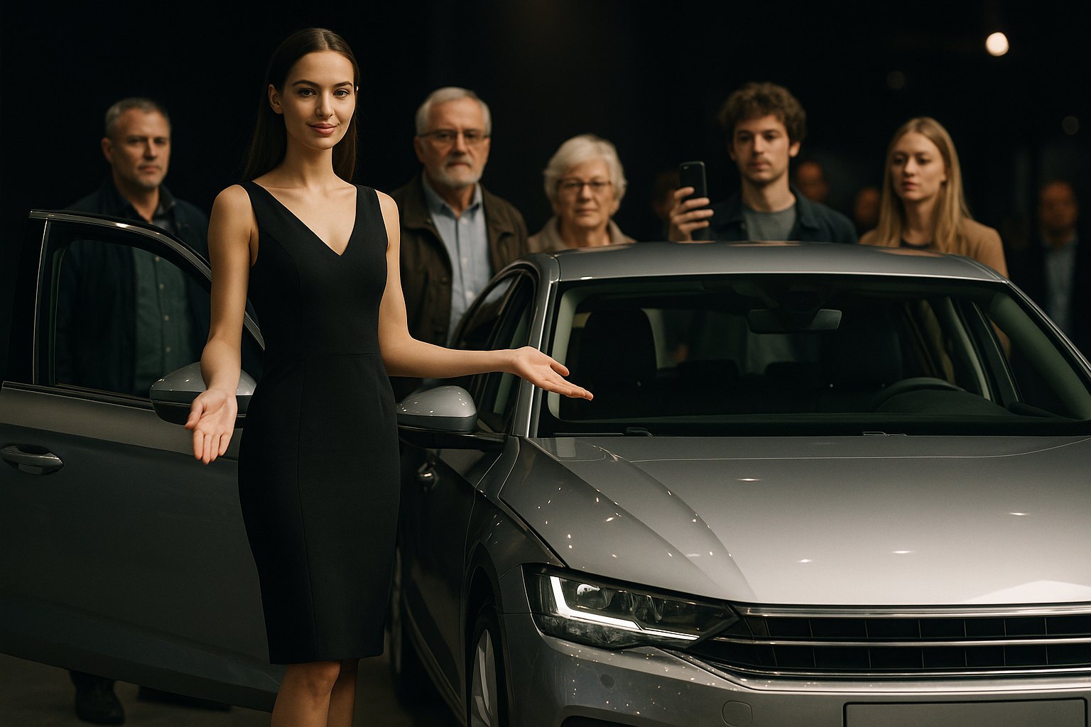 Modelki i modele wystawienniczy — Prezentacja przy ekspozycji motoryzacyjnej