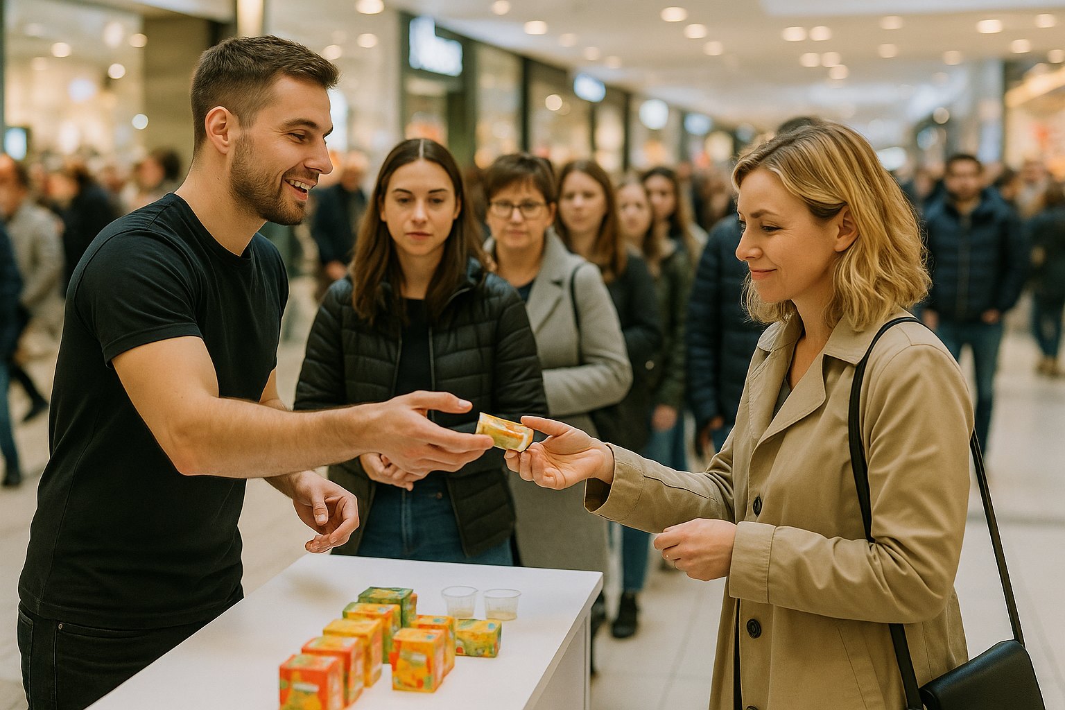 Promotorzy i akcje promocyjne w Lubinie — Stanowisko promocyjne