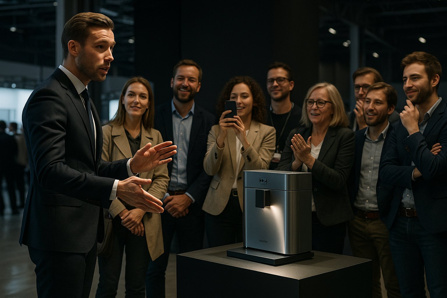 Modelki i modele wystawienniczy — Pokaz produktu przed publicznością