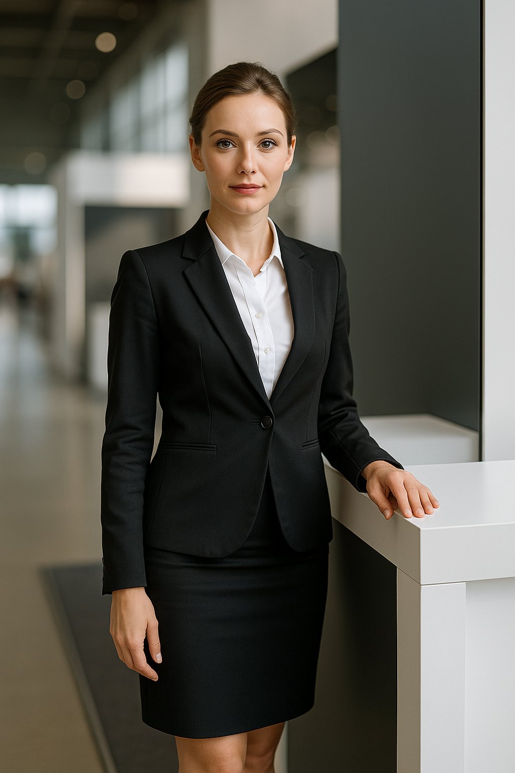 Hostessy w Nowej Soli — Hostessa targowa przy stoisku
